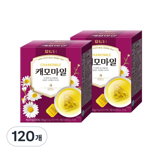 담터 캐모마일 삼각티백, 1g, 10개입, 12개