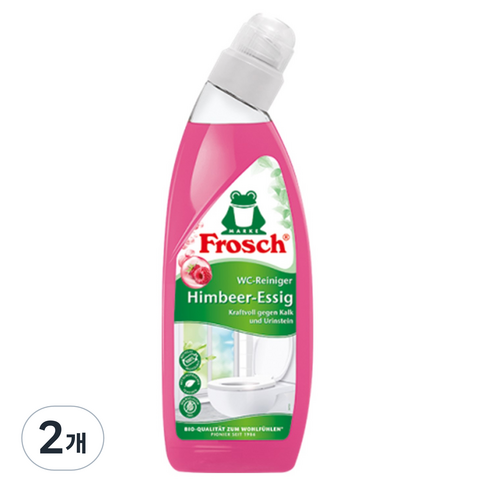 프로쉬 변기세정제 라즈베리, 750ml, 2개