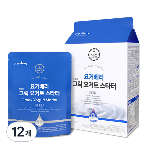 요거베리 그릭요거트 스타터, 65g, 4개입, 3개