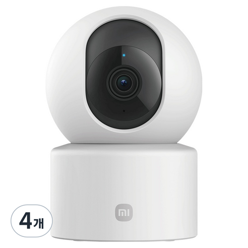 샤오미 1080P Wi Fi 홈캠 CCTV 스마트 카메라 C201 실내용, 4개, MBC57