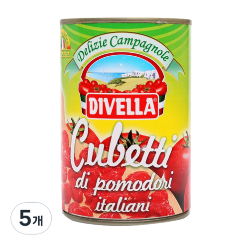디벨라 꾸베띠 토마토 다이스, 5개, 400g
