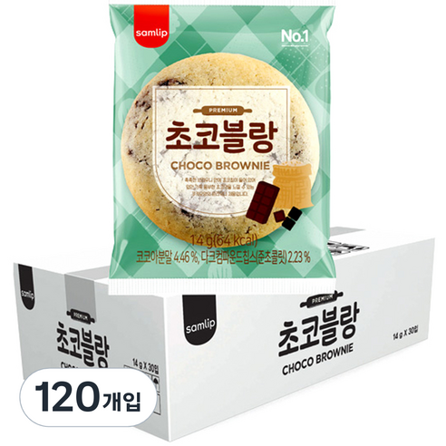 삼립 초코블랑, 14g, 120개