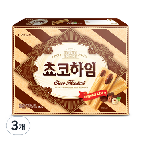 크라운 쵸코하임, 284g, 3개