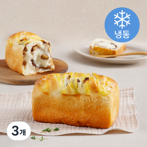 브리오슈 밤식빵 (냉동), 250g, 1개입, 3개