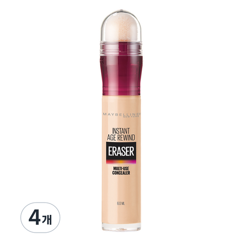 메이블린 뉴욕 에이지 리와인드 스틱 컨실러 6ml, 미디엄, 4개