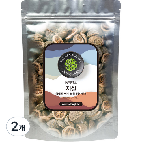 동이약초 국내산 지실 어린탱자, 150g, 2개
