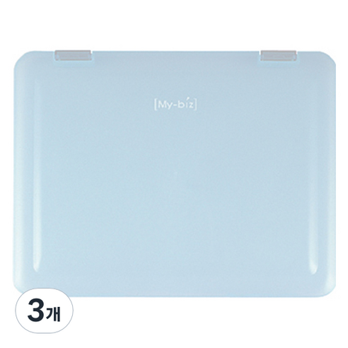 모닝글로리 화일링 케이스, 블루, 3개