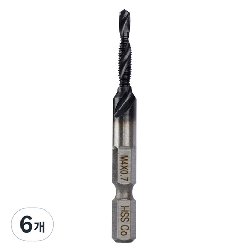 이엑스파워 드릴탭 M4 SUS EDT-04H, 6개