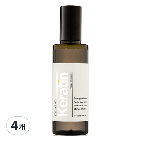 볼륨바이태양 케라틴 프리즈 앤 샤인 헤어스프레이, 180ml, 4개