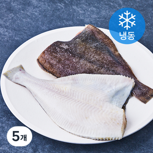 다미원 손질 가자미 2미 (냉동), 600g, 5개