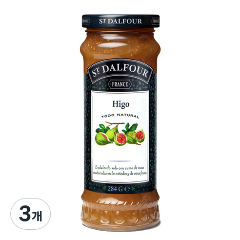 샹달프 무화과잼, 3개, 284g