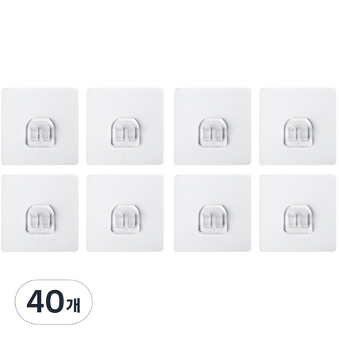 스파이더락 스마트 접착패드 S, 40개, 투명