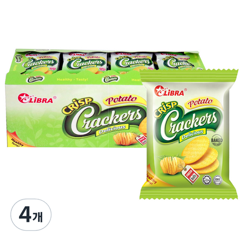 우리가스토리 리브라 포테이토 크리스프 크래커 60p, 855g, 4개
