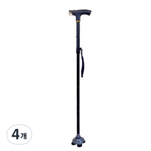 페누스 고급 LED 라이트 접이식 지팡이, 혼합색상, 4개