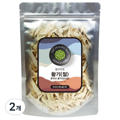 동이약초 황기 절, 250g, 2개