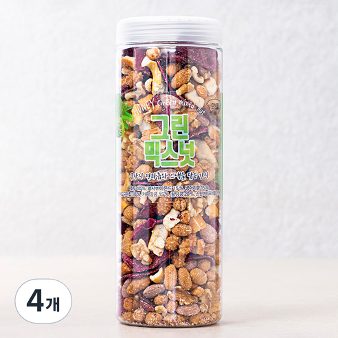 허니버터 그린 믹스넛, 450g, 4개
