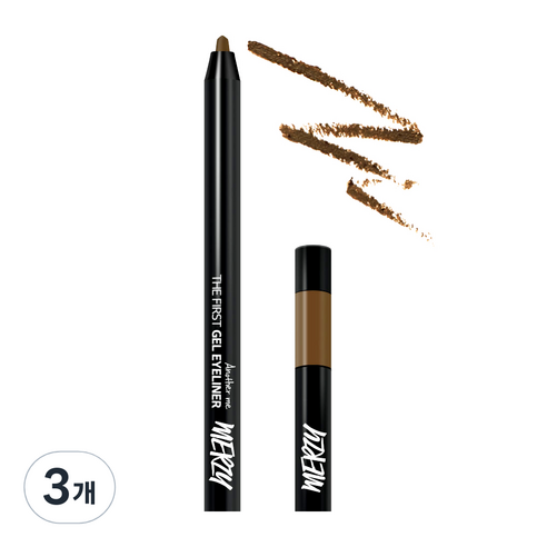 머지 더 퍼스트 젤 아이라이너 0.5g, 앰버 브론즈, 3개