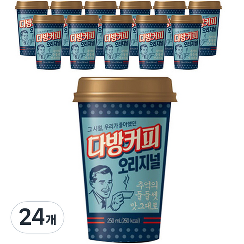 동원에프엔비 소와나무 다방 커피 오리지널, 250ml, 24개