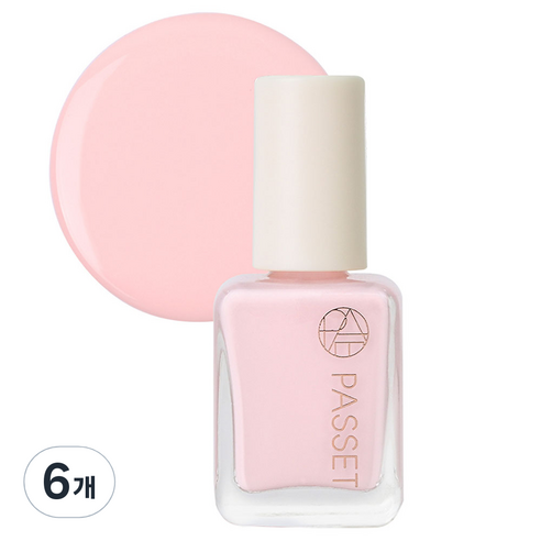 파셋 셀럽 네일컬러 폴리쉬 매니큐어, 72 핑크헤이즈, 7ml, 6개