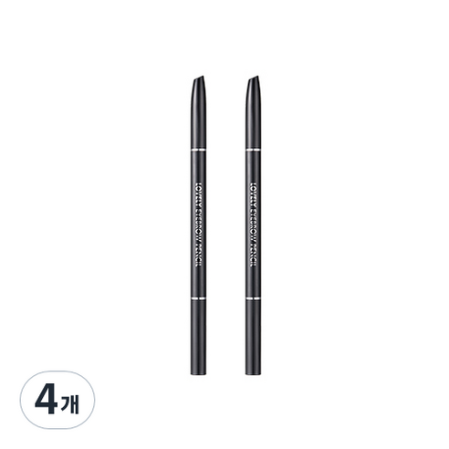 토니모리 러블리 아이브로우 펜슬 0.2g, 1호, 4개