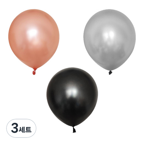 파티 이벤트 펄 풍선 20p 세트, 모던핑크톤, 3세트