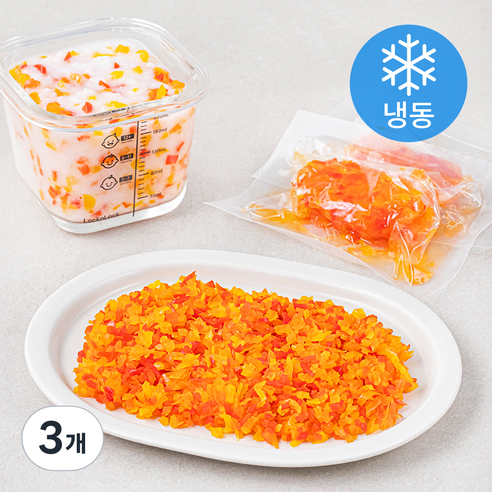 맘마유 파프리카 다짐 1단계 (냉동), 240g, 3개, 파프리카맛