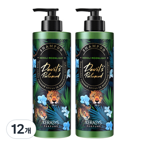 케라시스 데빌스 퍼퓸 시즌2 샴푸 네롤리 문라이트, 12개, 500ml