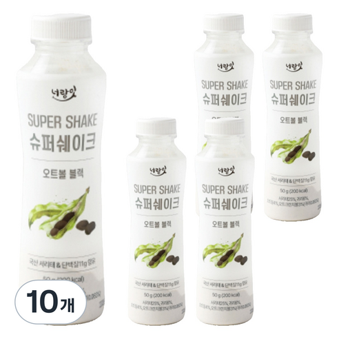 마커린 슈퍼쉐이크 오트볼 블랙, 10개, 50g