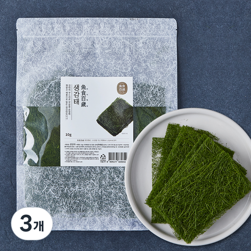 어식백세 생감태, 10g, 3개