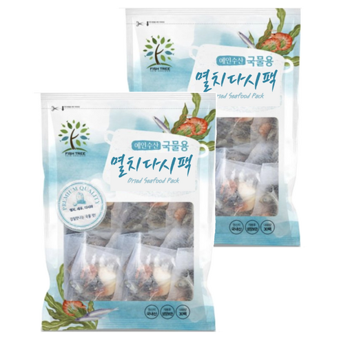 피쉬트리 국물용 멸치다시팩 30p, 510g, 2개