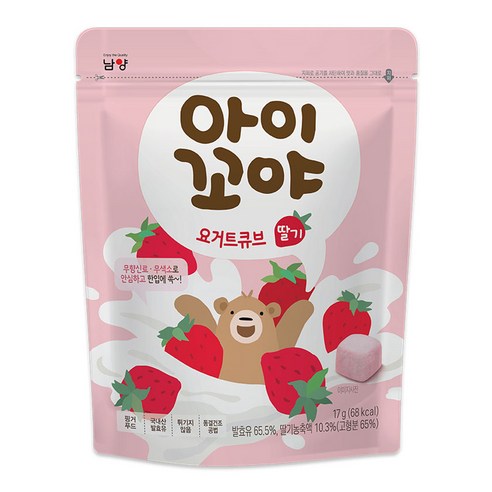 아이꼬야 요거트큐브, 1개, 17g, 딸기