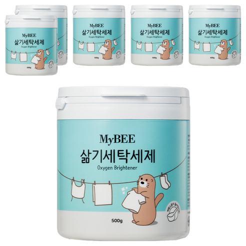 마이비 삶기세탁 유아 세제, 500g, 6개