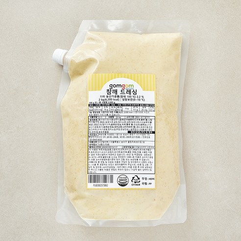 곰곰 참깨 드레싱, 2kg, 1개
