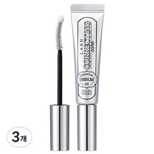 홀리카홀리카 래쉬 코렉팅 케어 에센셜 세럼, 3개, 9ml