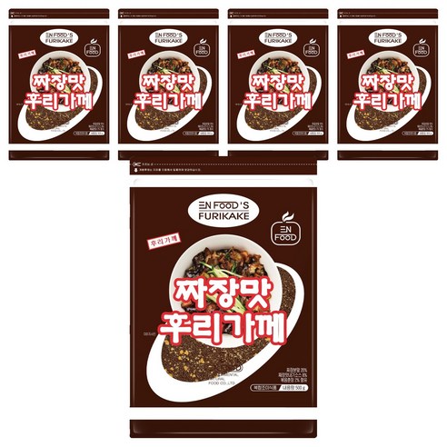 이엔푸드 짜장맛 후리가께, 500g, 5개