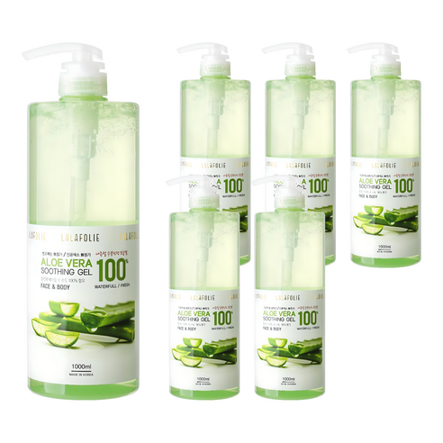 라라폴리 알로에베라 100 수딩젤, 1L, 6개