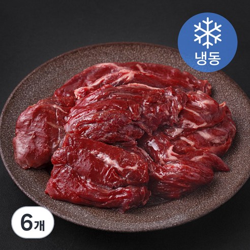 레커컷 호주산 안창살 구이용 (냉동), 6개, 200g
