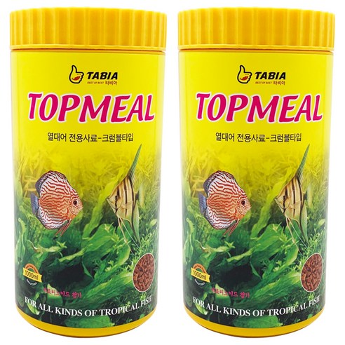 타비아 로라펫 탑밀 열대어사료, 1000ml, 2개