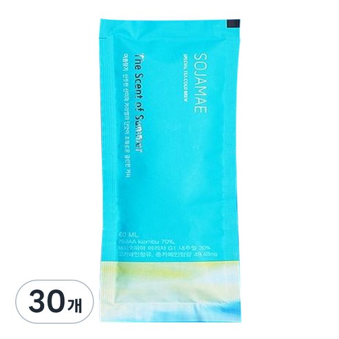 소자매 스페셜티 콜드브루 파우치타입 여름향기, 60ml, 1개입, 30개