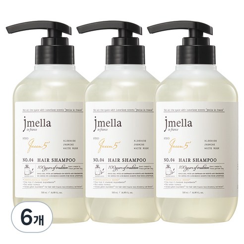 제이멜라 인 프랑스 퀸 5 헤어 샴푸, 18개, 500ml
