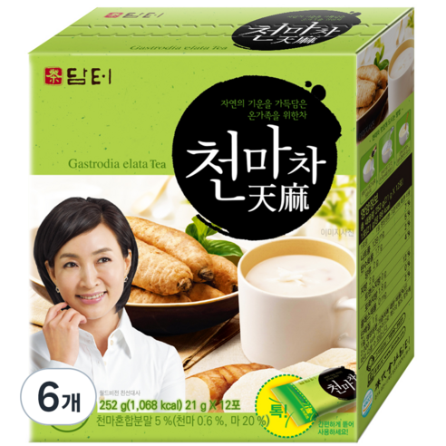 담터 천마차, 21g, 12개입, 6개