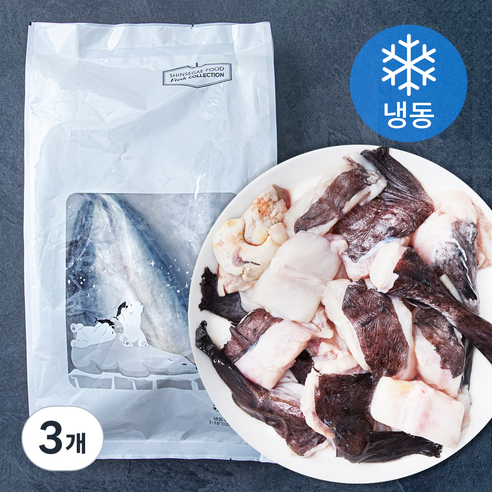 신세계푸드 프레시컬렉션 국내산 손질 아귀 2입 (냉동), 1kg, 3개