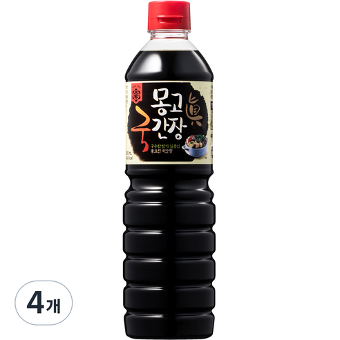 몽고진간장 국간장, 900ml, 4개