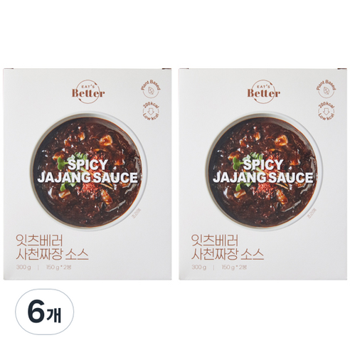 잇츠베러 사천짜장 소스, 150g, 6개