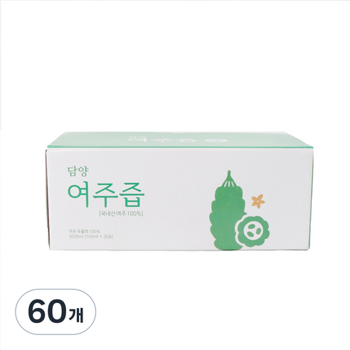 담양 여주 건강즙, 60개, 100g