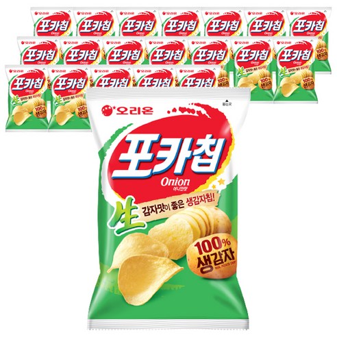 오리온 포카칩 어니언, 66g, 20개