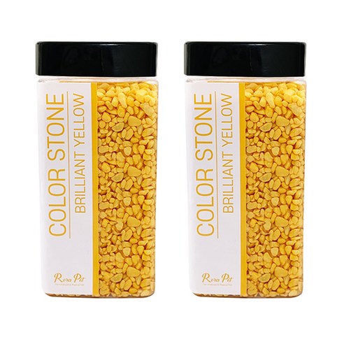 로라펫 컬러스톤 1300g, 브릴리언트옐로우, 2개