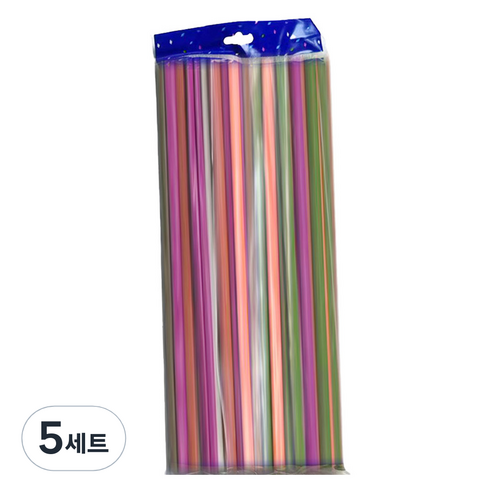 마다꾸미 요술 매직 파티 벌룬 막대풍선 100p 세트, 레트로믹스컬러, 5세트