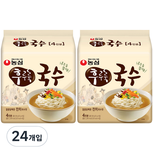 농심 후루룩 국수 4p, 8개