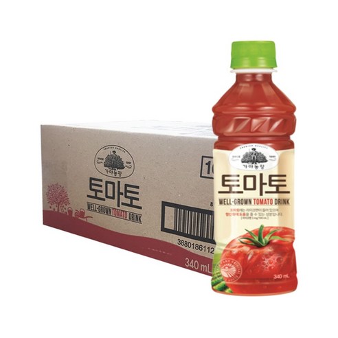  가야농장 토마토 주스, 340ml, 24개